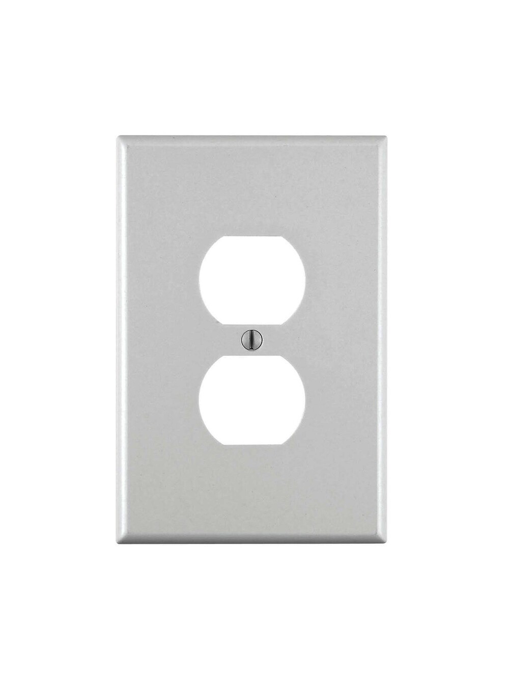 Leviton 88103 1-Gang Duplex Device Receptacle Wallplate, Oversized, Thermoset...